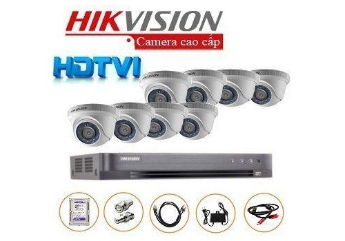 Trọn bộ 08 camera HIKvision 3.0 MP