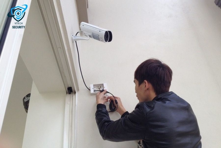 lắp đặt camera nhà phố