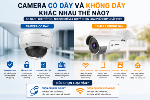 camera có dây và không dây khác nhau thế nào